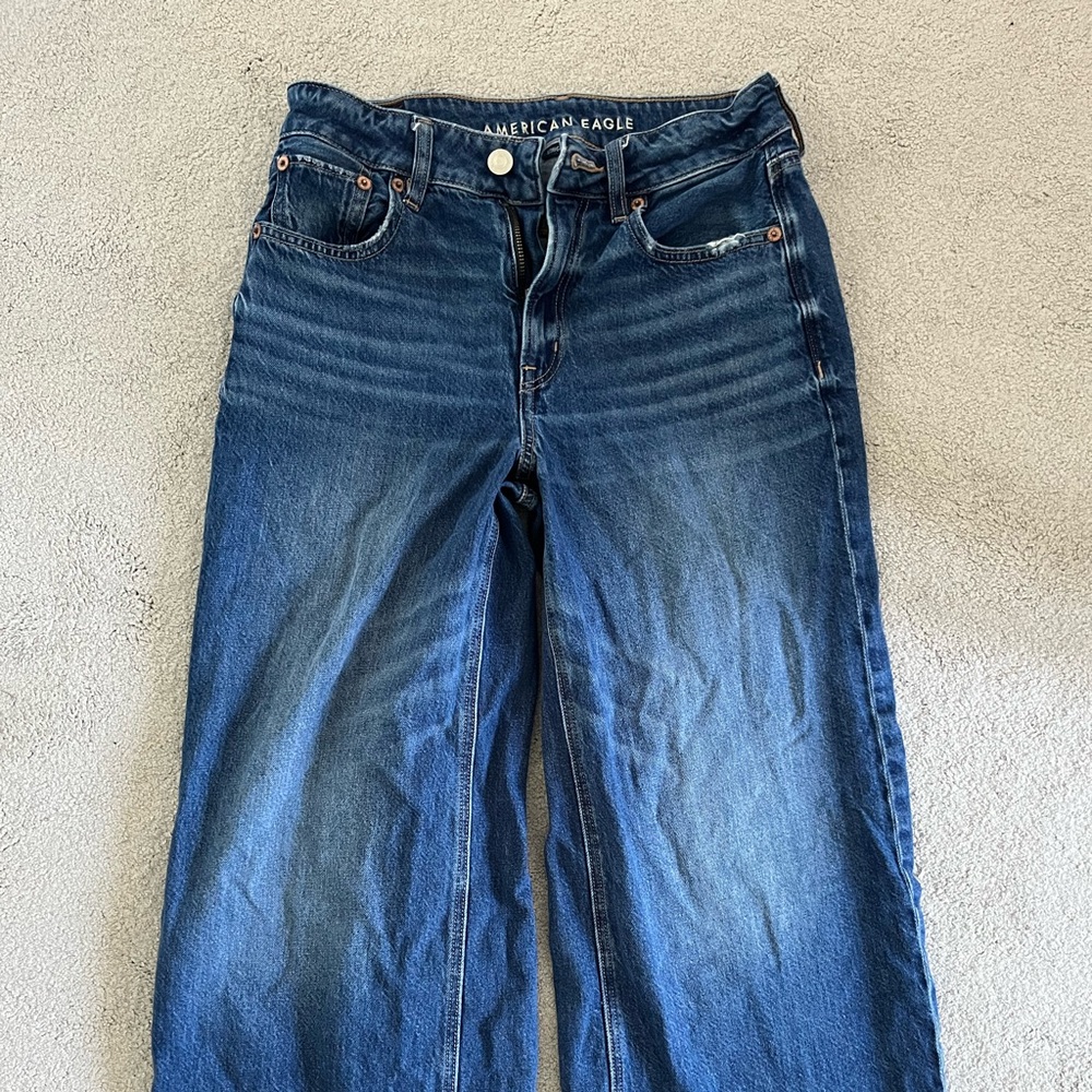 American Eagle Outfitters Dark Blue Denim Jeans